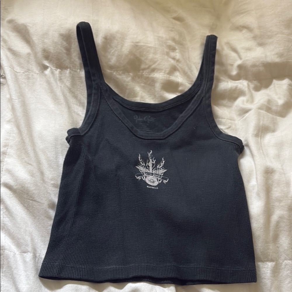 John Galt Black Graphic Tee
